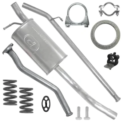 Abbildung von Schalldämpferset Auspuffanlage Auspuff für Renault Twingo 2 II 2007 12/2011 1.2 1.5 dCi