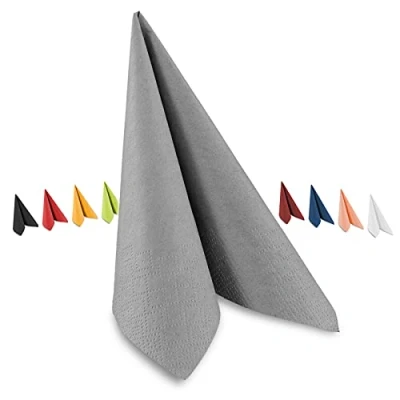 Abbildung von Hypafol Papierserviette, 3 lagig, 33x33 40x40 cm, Inhalt 250 Stück
