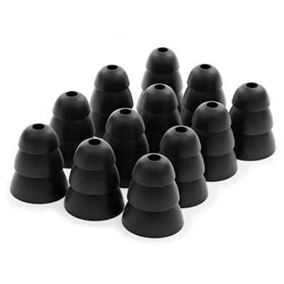 Abbildung von Okuli 12 x Silikon Ohrstöpsel Ohrhörer Verdreifachen Gummi Tipps Für Kopfhörer