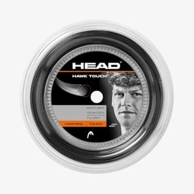 Abbildung von HEAD Unisex Erwachsene Hawk Touch Rolle 120 Tennis Saite, Anthracite, 19