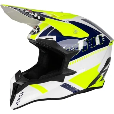 Abbildung von AIROH WRAAAP FEEL YELLOW/BLUE GLOSS M