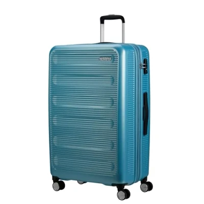 Abbildung von American Tourister Astrobeam Spinner 78/29 Exp Tsa Icy Aqua Koffer mit 4 Rollen Weichgepäck