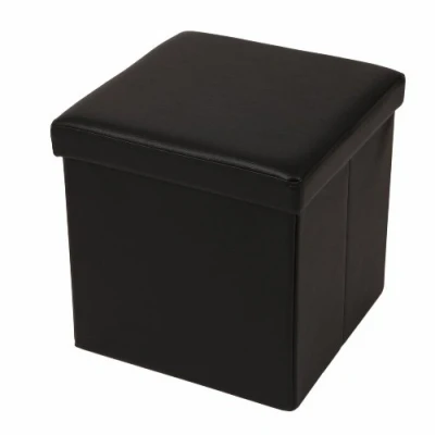 Abbildung von ECHTWERK Sitzwürfel StoreCube, Sitzhocker mit Stauraum, faltbar, ca. 38 x cm, Kunstleder, Aufbewahrungsbox