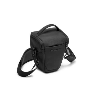 Abbildung von Manfrotto Advanced Holster S III, Tasche für Spiegellose Kamera mit Objektiv, Kameratasche Stativhalterung und Regenschutz, Fotografie Zubehör
