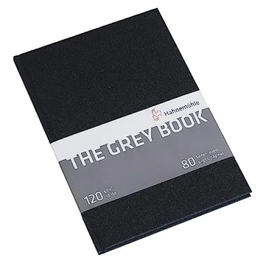 Abbildung von Hahnemühle 10628681, Grau, A5 (148 x 210 mm), 120 g/m², Blätter
