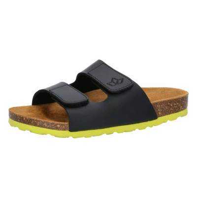 Abbildung von LICO Bioline Riemensandalette für Kinder, Größe: 36, Black/lemon Schuhe