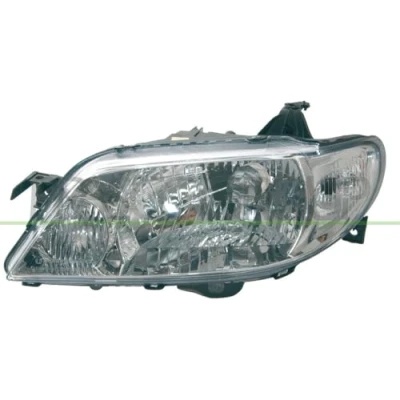 Abbildung von PRASCO MZ0224804 Scheinwerfer links H4 glasklar für Rechtsverkehr ohne Elektromotor Stellmotor LWR MAZDA: 323 F 6