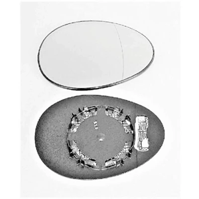 Abbildung von Spiegel Spiegelglas rechts Pro!Carpentis kompatibel mit R55 R56 R57 ab Baujahr 10/2006 beheizbar für elektrische und manuelle Aussenspiegel geeignet