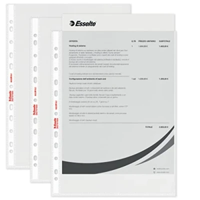 Abbildung von Esselte 244054 Umschlag A Prospekthülle, 22x30