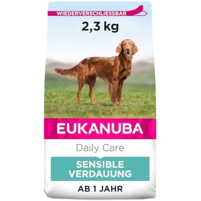 Abbildung von Eukanuba Daily Care Adult Sensitive Digestion Hundefutter 2.3 kg...