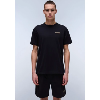 Abbildung von Napapijri Iaato Tshirt basic, Herren, Größe: Large, Black