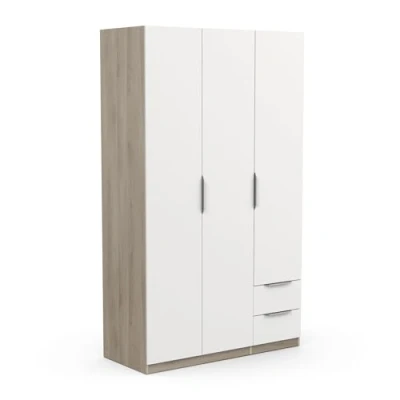 Abbildung von Demeyere GROUP Drehtürenschrank &quot;Kinderkleiderschrank, 2 Schubladen, 3 Türen&quot;, Breite ca. 120cm, Höhe 200cm