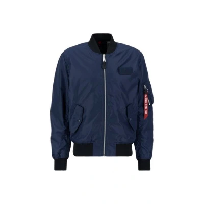 Abbildung von Alpha Industries Bomberjacke, Herren, Größe: Small, Ultra navy