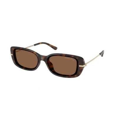 Abbildung von Michael Kors Capella Sonnenbrille, Damen, Größe: 57, Dark tortoise
