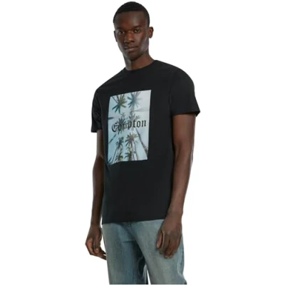 Abbildung von Mister Tee Herren Compton Palms XL Black