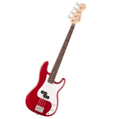 Abbildung von Fender Squier Debut Series Precision Bass E Gitarre, Anfängergitarre, mit 2 jähriger Garantie, Dakota Rot