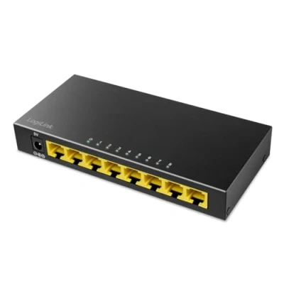 Abbildung von LogiLink 8 Port Gigabit Desktop Netzwerk Switch, Metallgehäuse