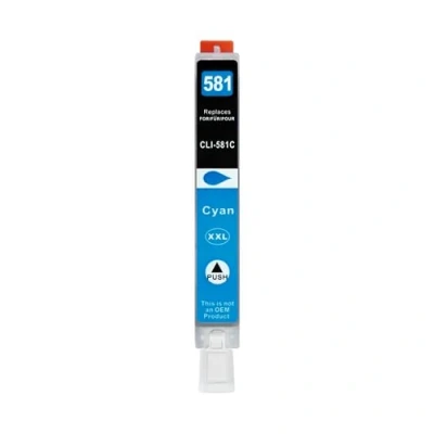 Abbildung von 1 XXL Druckerpatrone kompatibel zu CLI 581 C Cyan für Canon PIXMA TS705 TS6150 TS6250 TS6350 TR7550 TR8550 TS8150 TS8250 TS8350 TS9150 TS9550 TS6151 TS6251 TS6351 TS8151 TS8152 TS8251
