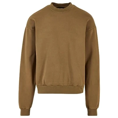 Abbildung von Urban Classics CREW Sweatshirt, Herren, Größe: Medium, Summerolive