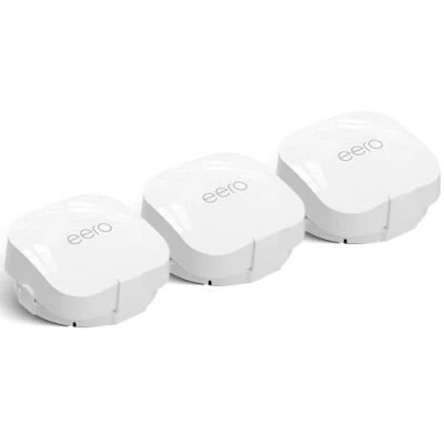 Abbildung von Wandhalterung für eero Pro 6e/Pro 6 Mesh Wi Fi System, Relassy Outlet Ständer Halterung kompatibel mit 6e Tri Band Mesh, Extender Router Wire