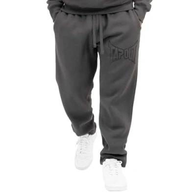 Abbildung von Tapout Herren Jogginghose Normale Passform Lifestyle Basic Jogger Anthracite/Black L