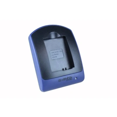 Abbildung von Ladeschale (Micro USB) kompatibel mit Sony NP FW50 / RX10 II, III/Alpha 5100, 6000, 6300, 6500 DSLR , NEX SLT ILCE... s. Liste