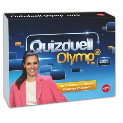 Abbildung von Quizduell Olymp Tagesabreißkalender 2025: der Rätselkalender zur beliebten Quiz Sendung in ARD: Testen Sie täglich Ihr Allgemeinwissen mit kniffligen Quizfragen (Tagesabreißkalender Heye)