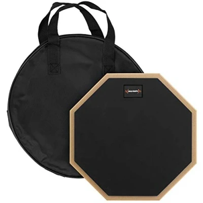 Abbildung von World Rhythm 10&quot; Übungs Pad 10 Inch einseitiges Silent Drum mit Tragetasche für Anfänger