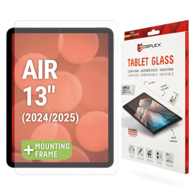 Abbildung von iPad Air 13 inch (2024) Panzerglas Displex Tablet Glass Screenprotector Displayschutz aus Glas für das Zoll