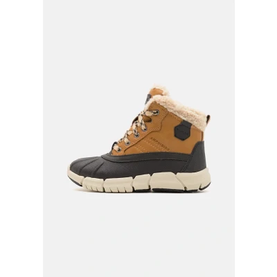 Abbildung von Geox Flexyper BOY ABX Schnürstiefelette für Kinder, Größe: 38, Dark yellow/black Schuhe