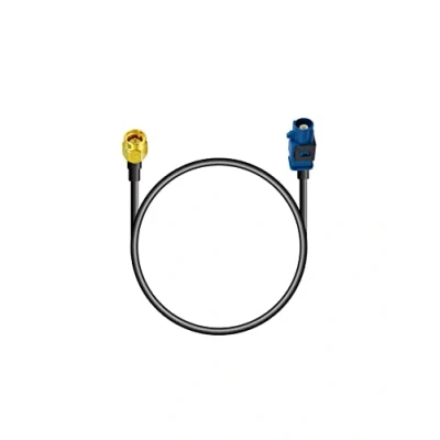 Abbildung von Vecys GPS Kabel Fakra C zu SMA Stecker Pigtail Antennenadapterkabel RG174 30 cm 11.8 Zoll für Auto DVR Modul Tracking System Antenne Navigationssystem Empfänger