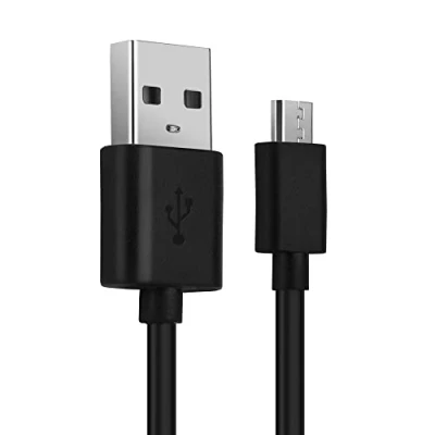 Abbildung von CELLONIC® USB Kabel 1m kompatibel mit Gigaset GS280 / GS270 Plus GS185 GS180 GS170 GS160 GS100 Ladekabel Micro auf A 2.0 Datenkabel 2A schwarz PVC