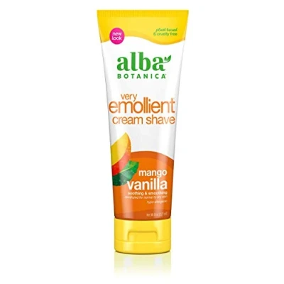Abbildung von Alba Botanica Very Emollient Cream Shave Mango Vanilla 8 oz by