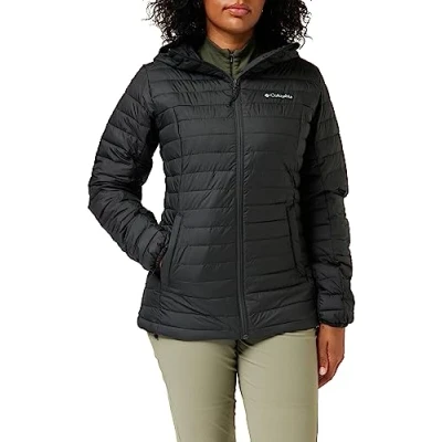 Abbildung von Columbia Silver Falls Hooded Jacket, Steppjacke mit Kapuze für Damen, Shark, Größe XL