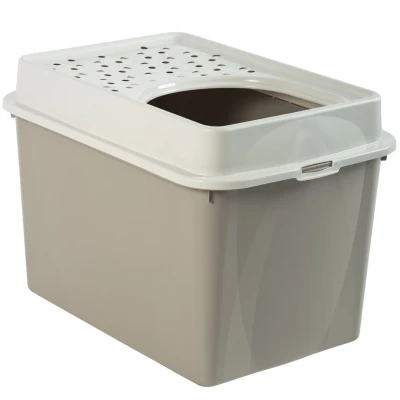 Abbildung von ROTHO Katzentoilette MyPet Eco Berty Katzenklo mit Top Eingang, Kunststoff (PP recycelt)
