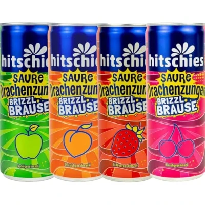 Abbildung von Hitschler Hitschies Saure Drachenzungen Brizzl Brause Kirsche 0,25L