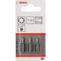 Abbildung von Schrauberbit Extra Hart, T15, 25mm, 3 Stück