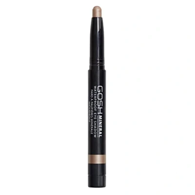 Abbildung von GOSH Mineral Waterproof Eye Shadow I drehbarer Lidschatten Stift mit cremiger Textur für einfaches Auftragen und intensives Farbergebnis wasserfest, langanhaltend &amp; parfümfrei 002 Golden Brown
