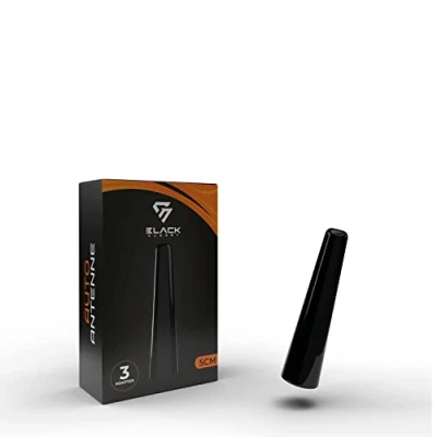 Abbildung von BlackNugget® Autoantenne 5cm Universal Kfz Antenne Dachantenne mit erstklassiger Empfangsqualität Kurze Auto für AM &amp; FM Empfang DAB Kurzstabantenne