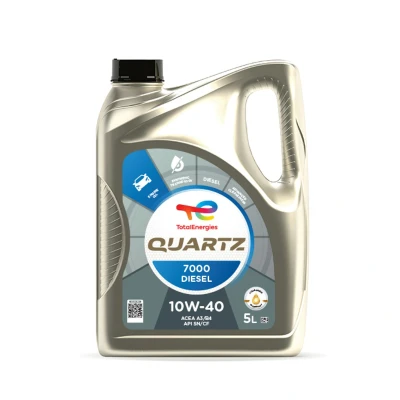 Abbildung von Total Quartz 7000 Diesel 10W 40 5l Motoröl 2202844 PEUGEOT: 206+ Schrägheck, 207 Bipper Kastenwagen, VOLKSWAGEN: Polo IV Schrägheck