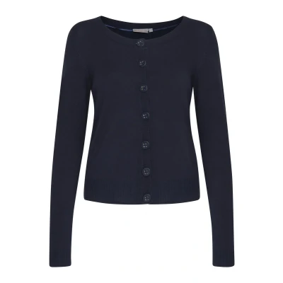 Abbildung von Fransa Zuvic Strickjacke, Damen, Größe: Large, (noos) dark peacoat