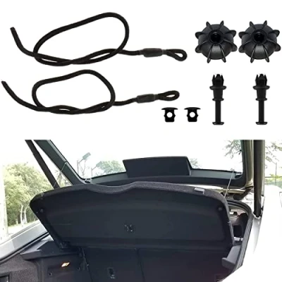 Abbildung von ZARADU Halteband Hutablage,Kofferraum Hutablage,Universal Hintern Hutablage für Den Kofferraum VW Golf 6 5 4 die meisten Fahrzeuge