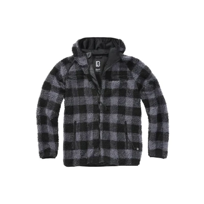 Abbildung von Brandit Worker Fleecejacke, Herren, Größe: Small, Black grey
