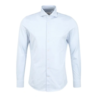 Abbildung von Profuomo Japanese Knitted Hemd, Herren, Größe: 39, Blue