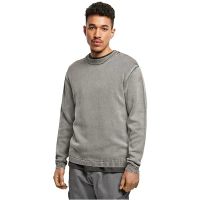 Abbildung von Urban Classics Damen TB4516 Ladies Short Chenille Turtleneck Sweater Sweatshirt, Asphalt, S