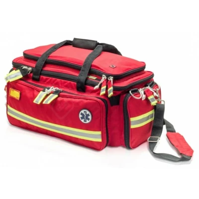 Abbildung von EB CRITICAL&#039;S rot First Responder Tasche Notfalltasche zur umfangreichen Notfallversorgung Einsatz Arzt Rettungsdienst inkl. Modultaschen Öse für Sauerstoffschlauch USB Anschluß