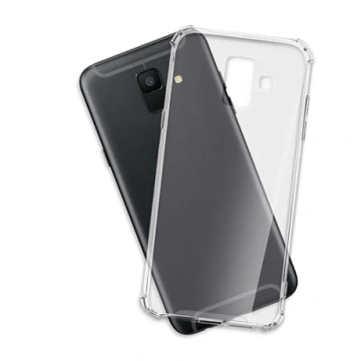 Abbildung von mtb more energy® Hülle Crystal Armor kompatibel mit Samsung Galaxy A6 2018 (SM A600, 5.6&#039;&#039;) verstärkte Ecken Anti Shock Schutzhülle Case Cover Tasche