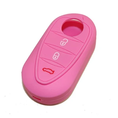 Abbildung von Kawin Silikon Schlüsselgehäuse Alfa Romeo Mito Giulietta ROSA