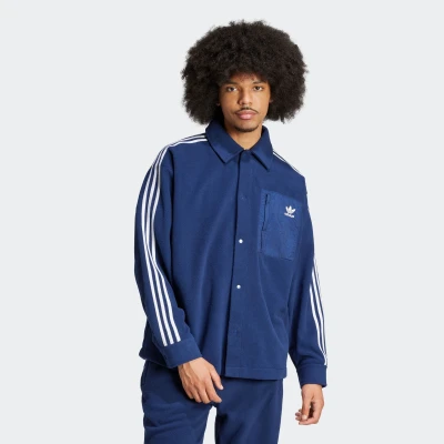 Abbildung von adidas Originals Adicolor Polar Fleece Fleecejacke, Herren, Größe: Large, Night indigo