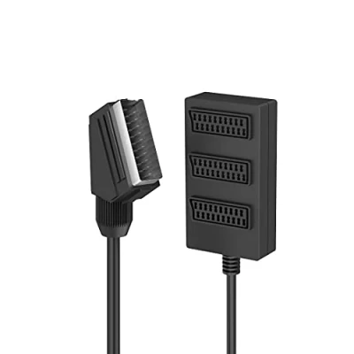 Abbildung von Hama Scart Steckdosenleiste M/3 F, Kabel 50 cm